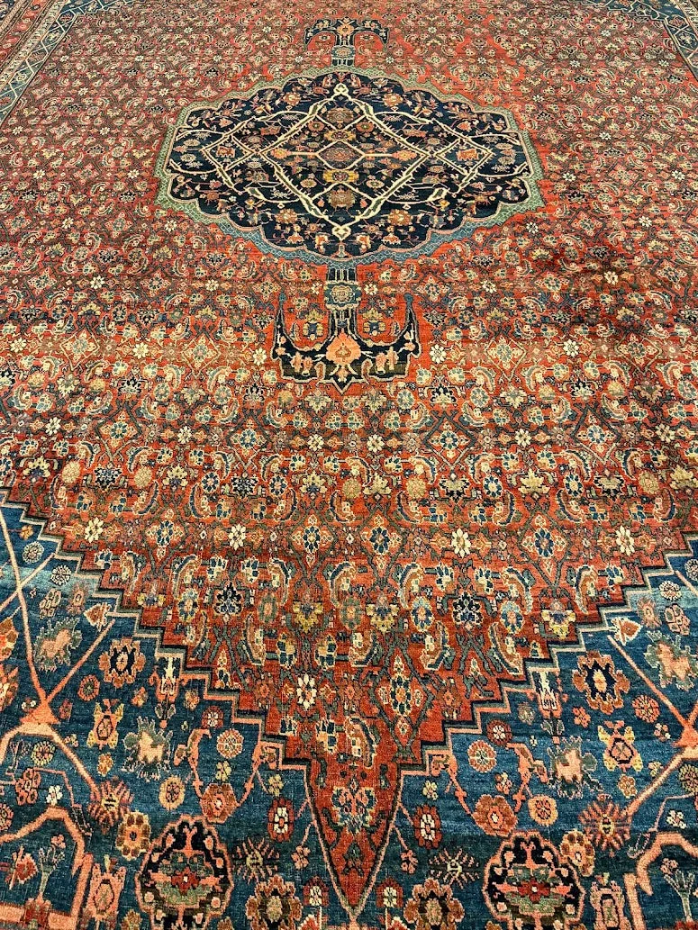 Antique Bijar Rug | 13' X 21'7" - photo 9