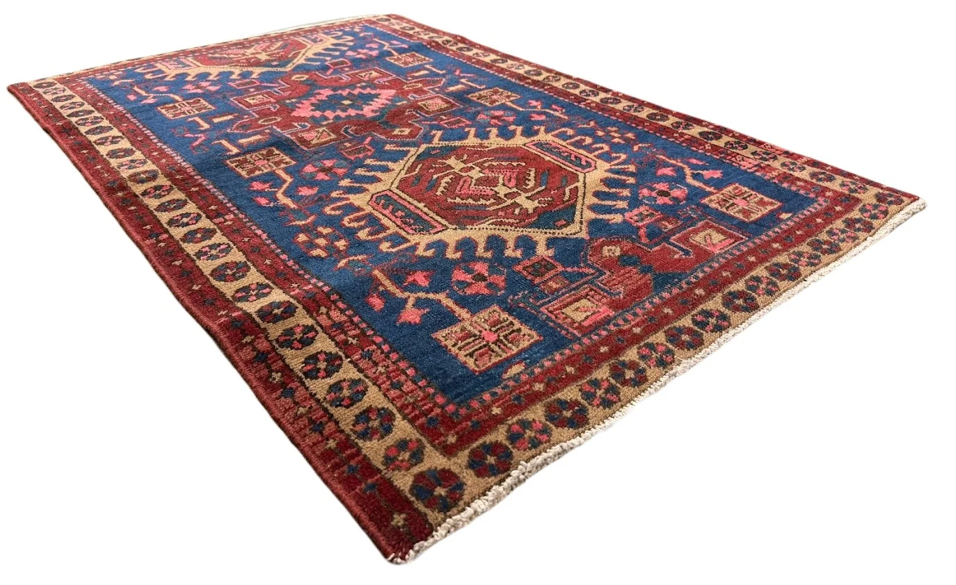 Vintage Heriz Rug | 2'11" X 4'2" - photo 4