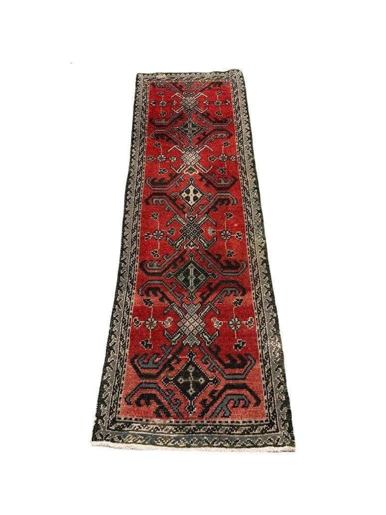 Vintage Oushak Runner | 2'1" x 7'10" - photo 3