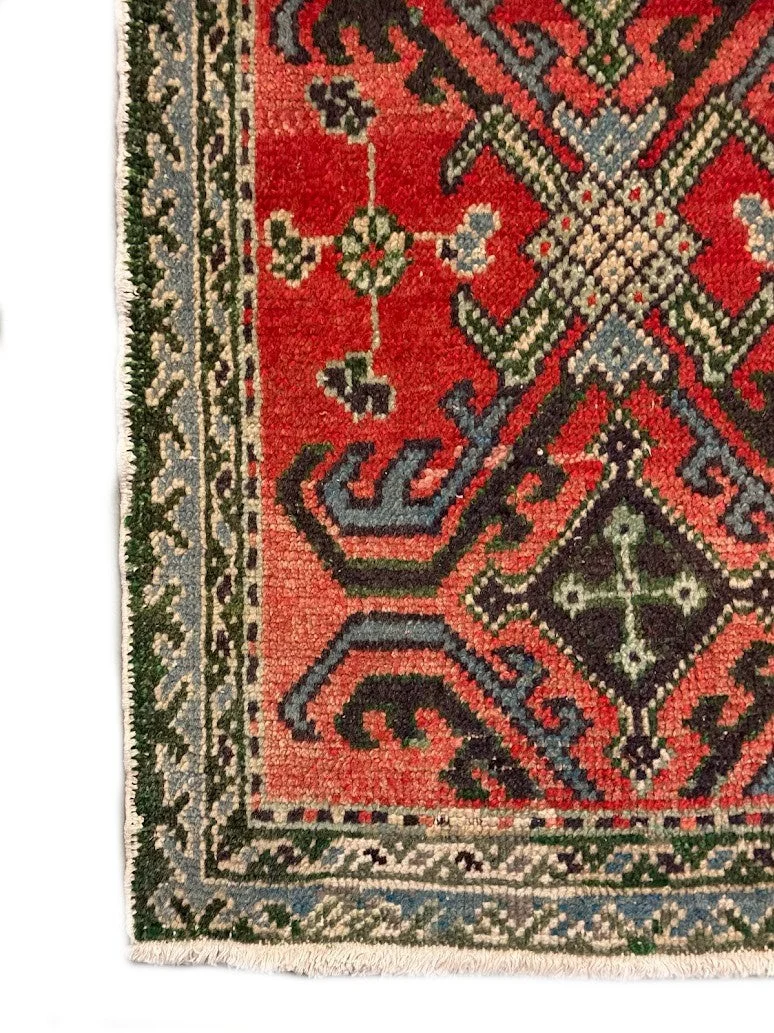 Vintage Oushak Runner | 2'1" x 7'10" - photo 6
