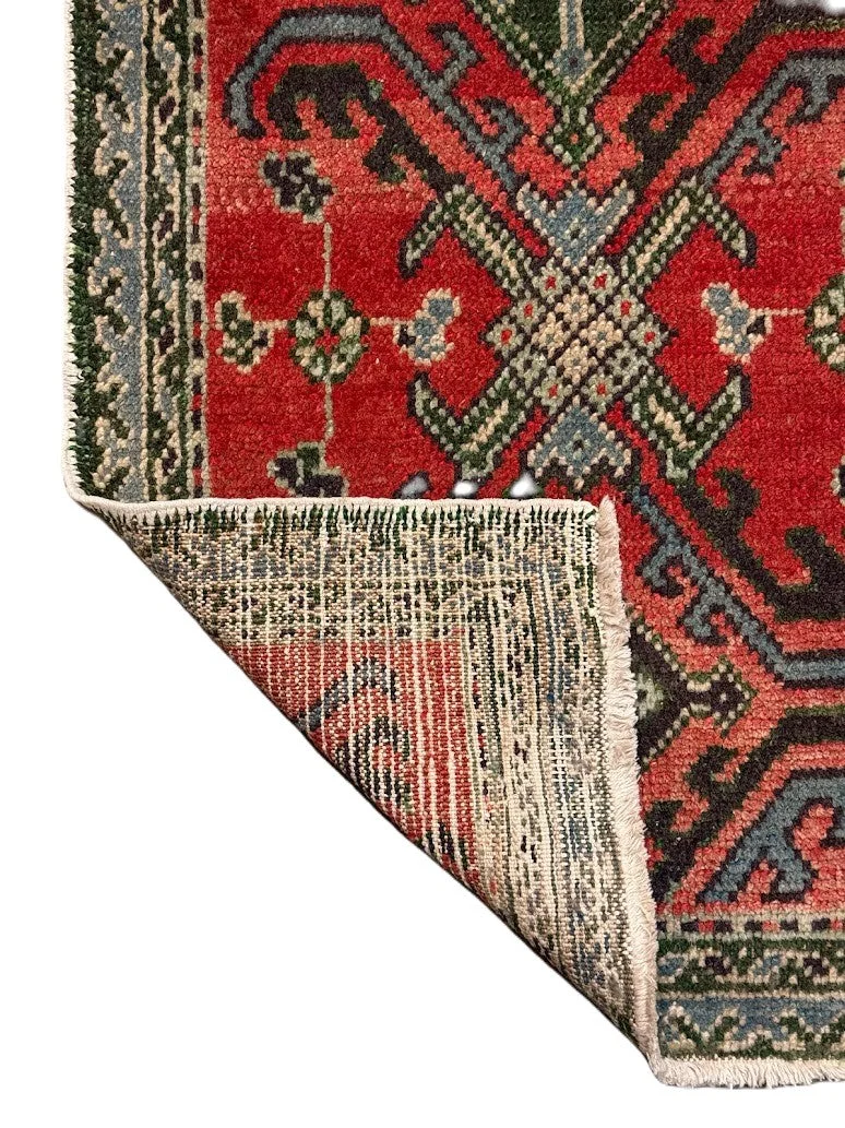 Vintage Oushak Runner | 2'1" x 7'10" - photo 7