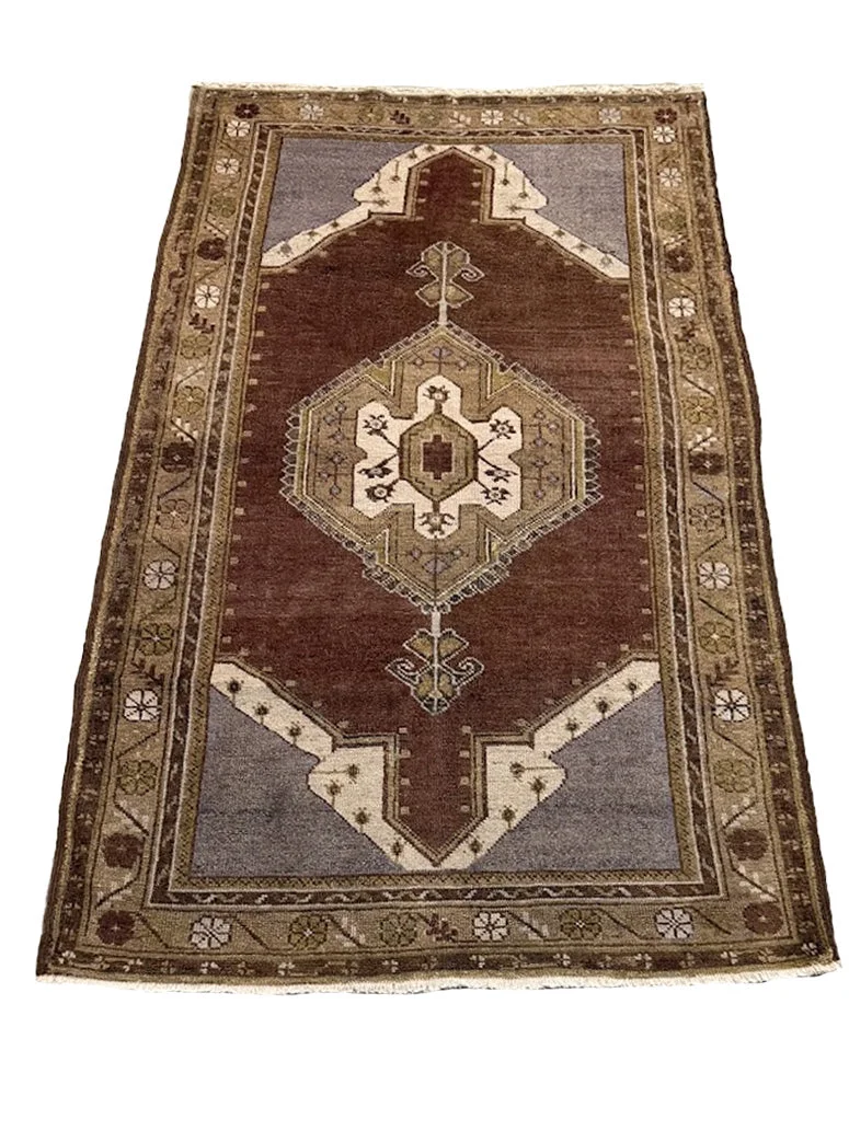 Vintage Oushak Rug | 3'8" X 6'7" - photo 2