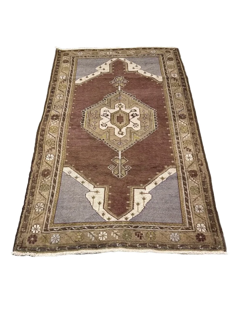 Vintage Oushak Rug | 3'8" X 6'7" - photo 3