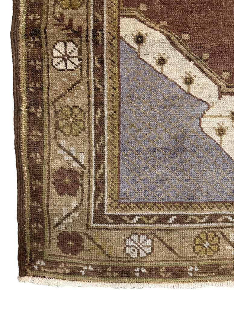Vintage Oushak Rug | 3'8" X 6'7" - photo 6