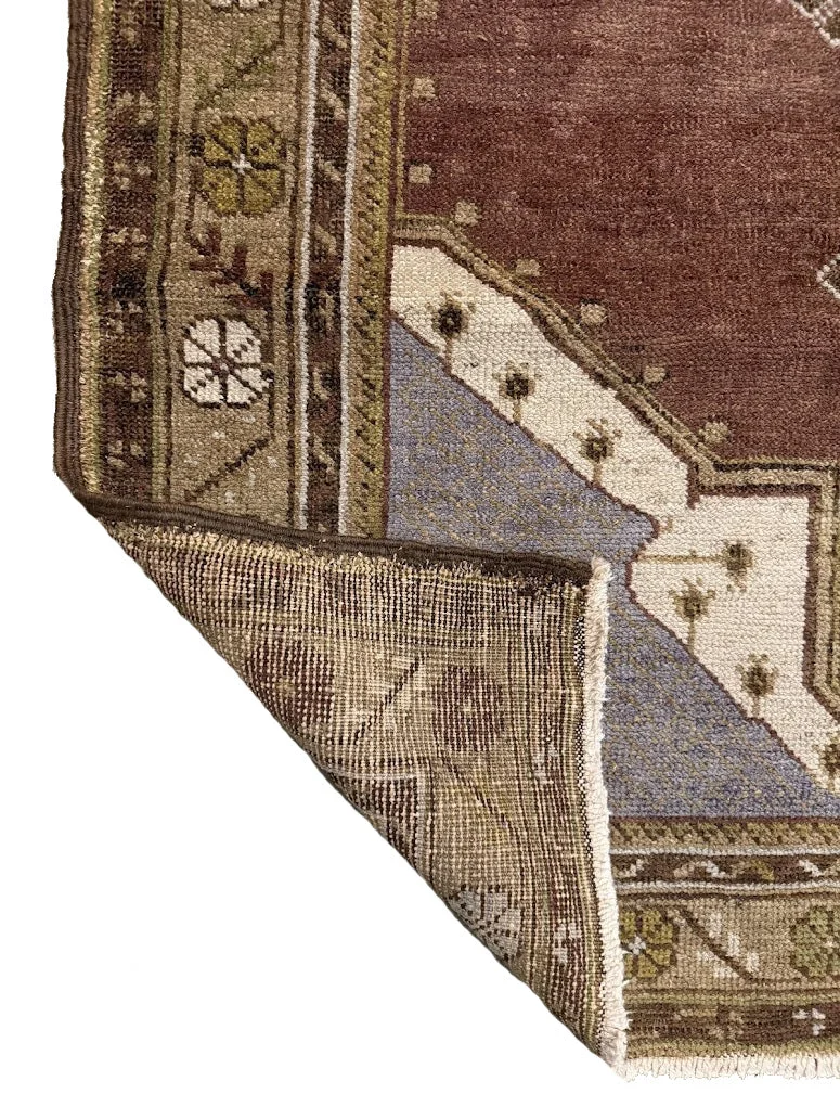 Vintage Oushak Rug | 3'8" X 6'7" - photo 7
