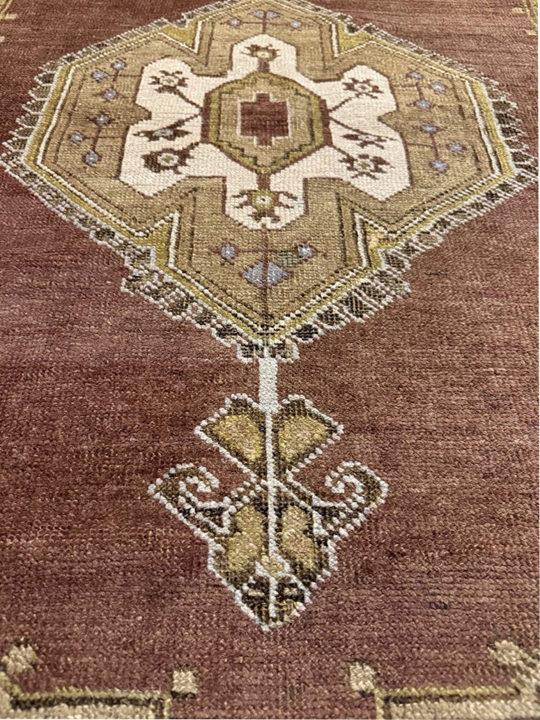 Vintage Oushak Rug | 3'8" X 6'7" - photo 10