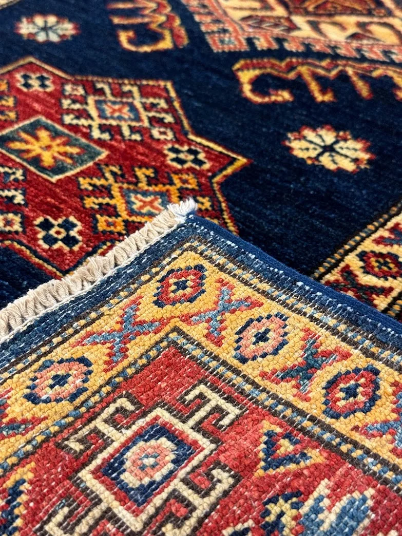 Kazak Rug | 2'9" X 3'9" - photo 7