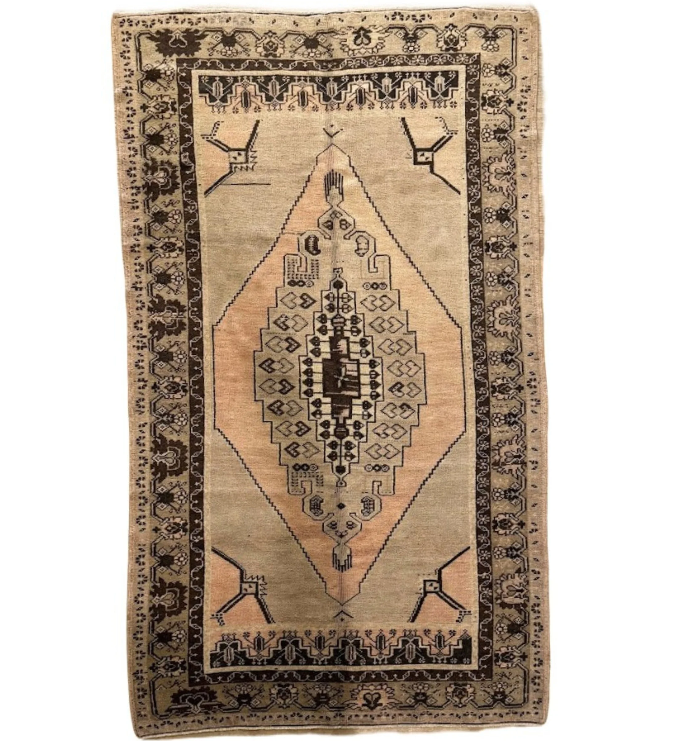 Vintage Oushak Rug | 4'7" X 7'10"
