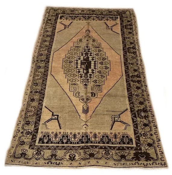 Vintage Oushak Rug | 4'7" X 7'10" - photo 3