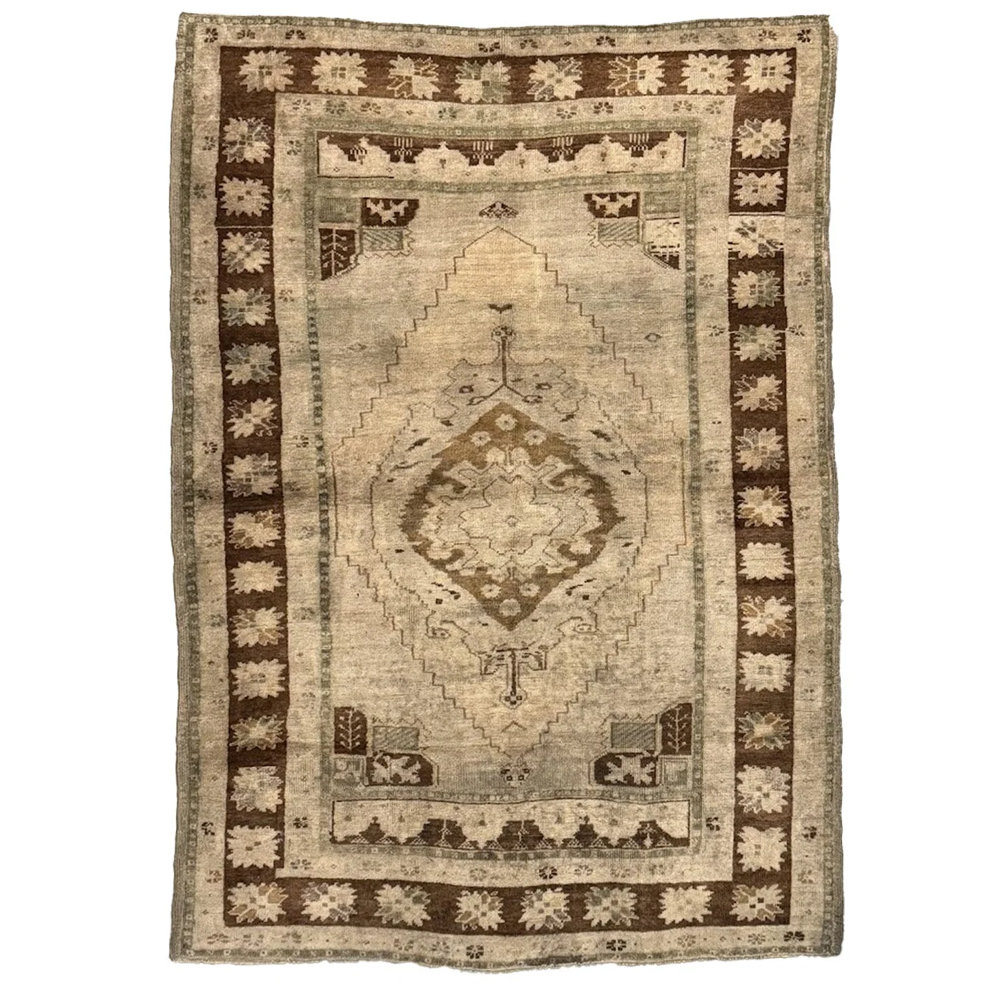 Vintage Oushak Rug | 4'7" X 6'6"