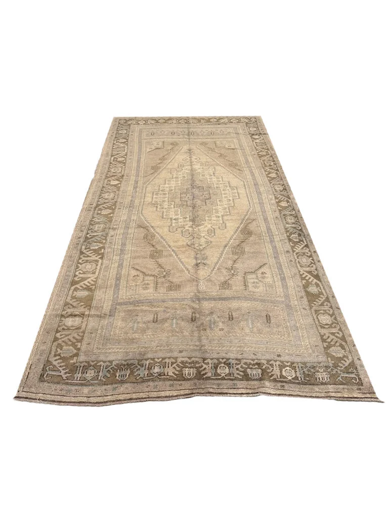 Vintage Oushak Rug | 5'3" X 9'4" - photo 2