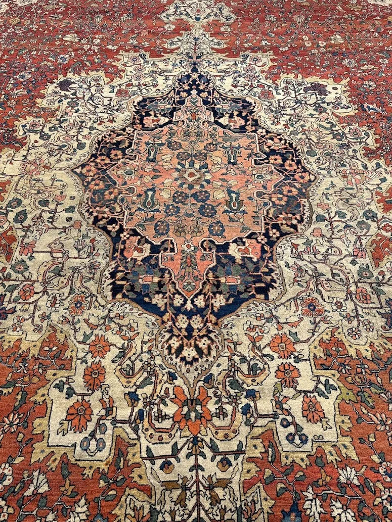 Antique Fine Farahan Sarouk Rug | 14'10" X 21'4" - photo 10