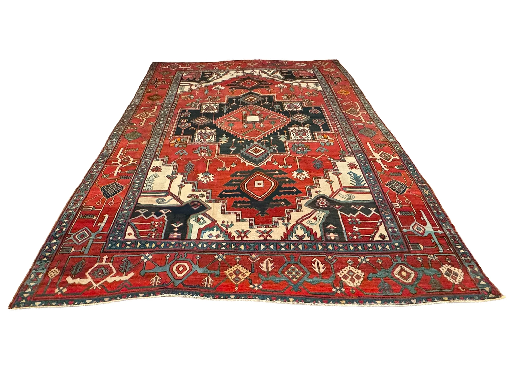 Antique Serapi Rug  11' X 14'10" - photo 3