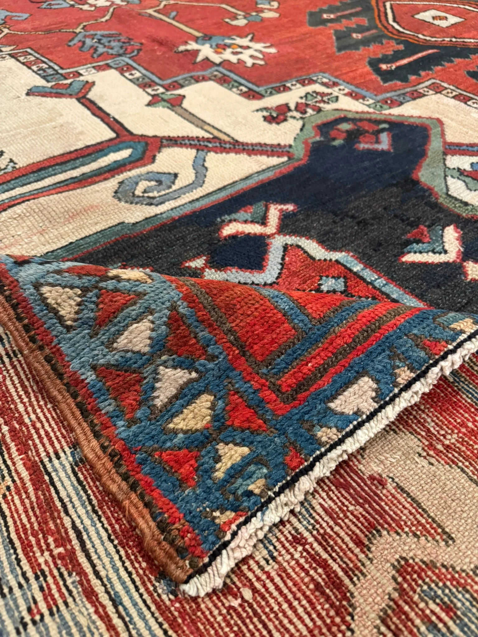 Antique Serapi Rug  11' X 14'10" - photo 12