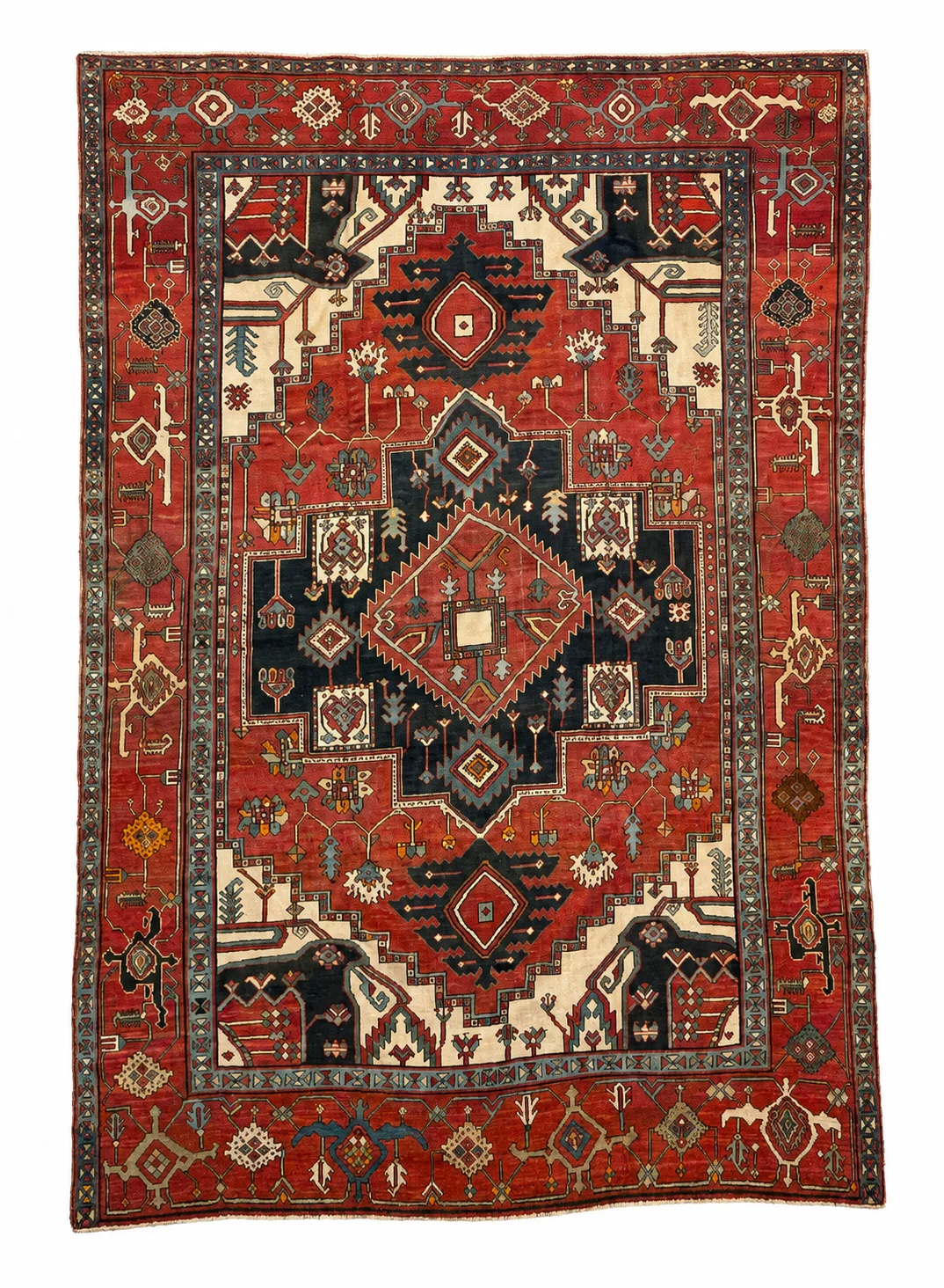Antique Serapi Rug  11' X 14'10"