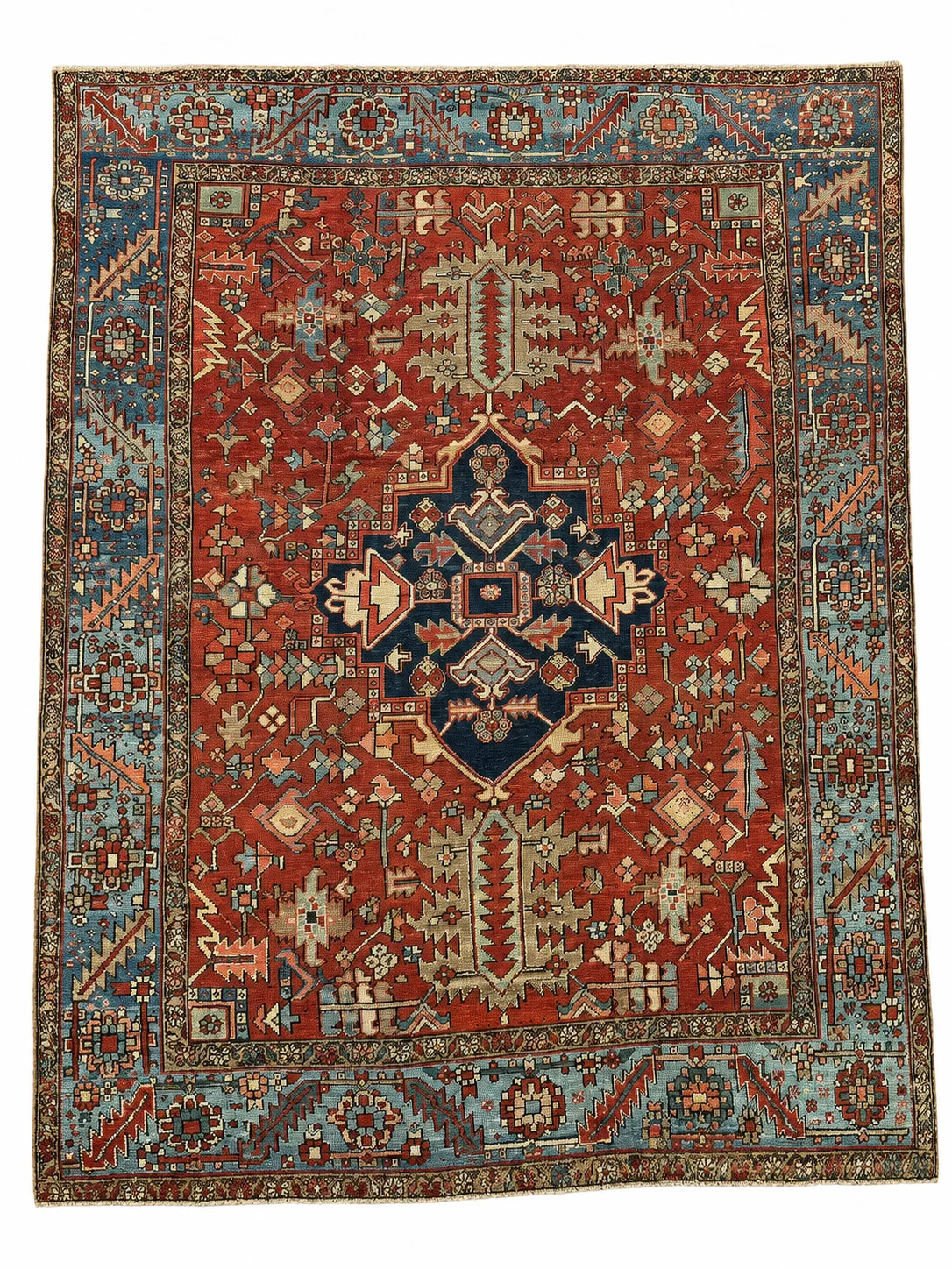 Antique Serapi Heriz Rug | 9' x 12'