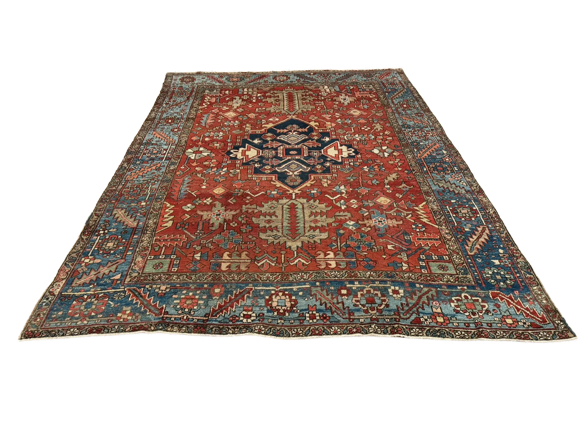 Antique Serapi Heriz Rug | 9' x 12' - photo 3