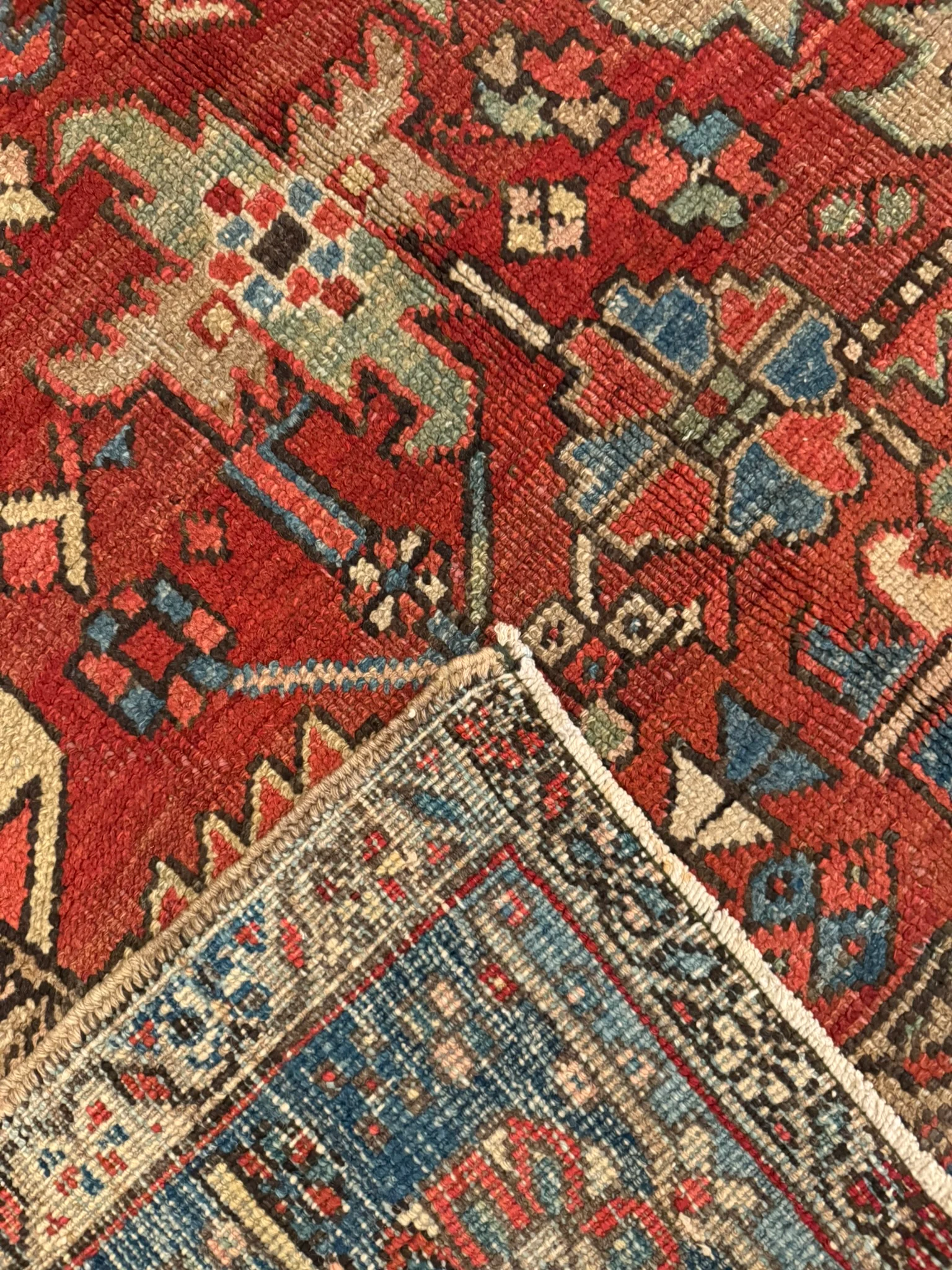 Antique Serapi Heriz Rug | 9' x 12' - photo 9
