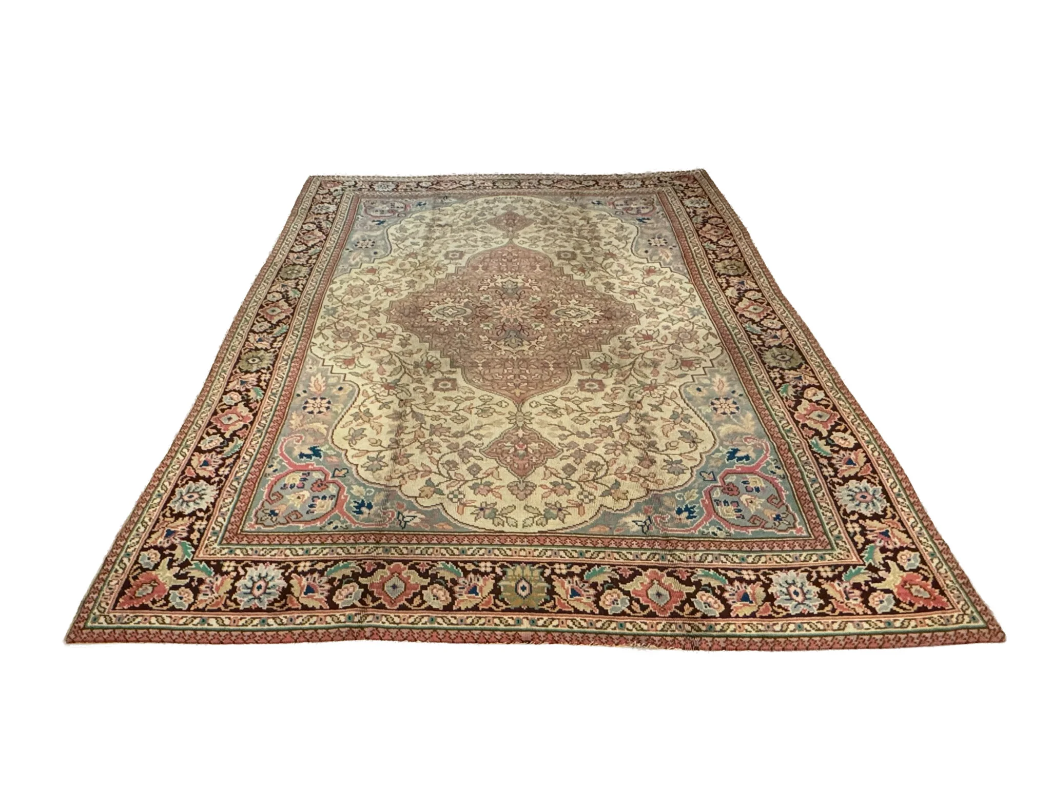 Antique Savonnerie Rug | 9'10" x 12'10" - photo 3