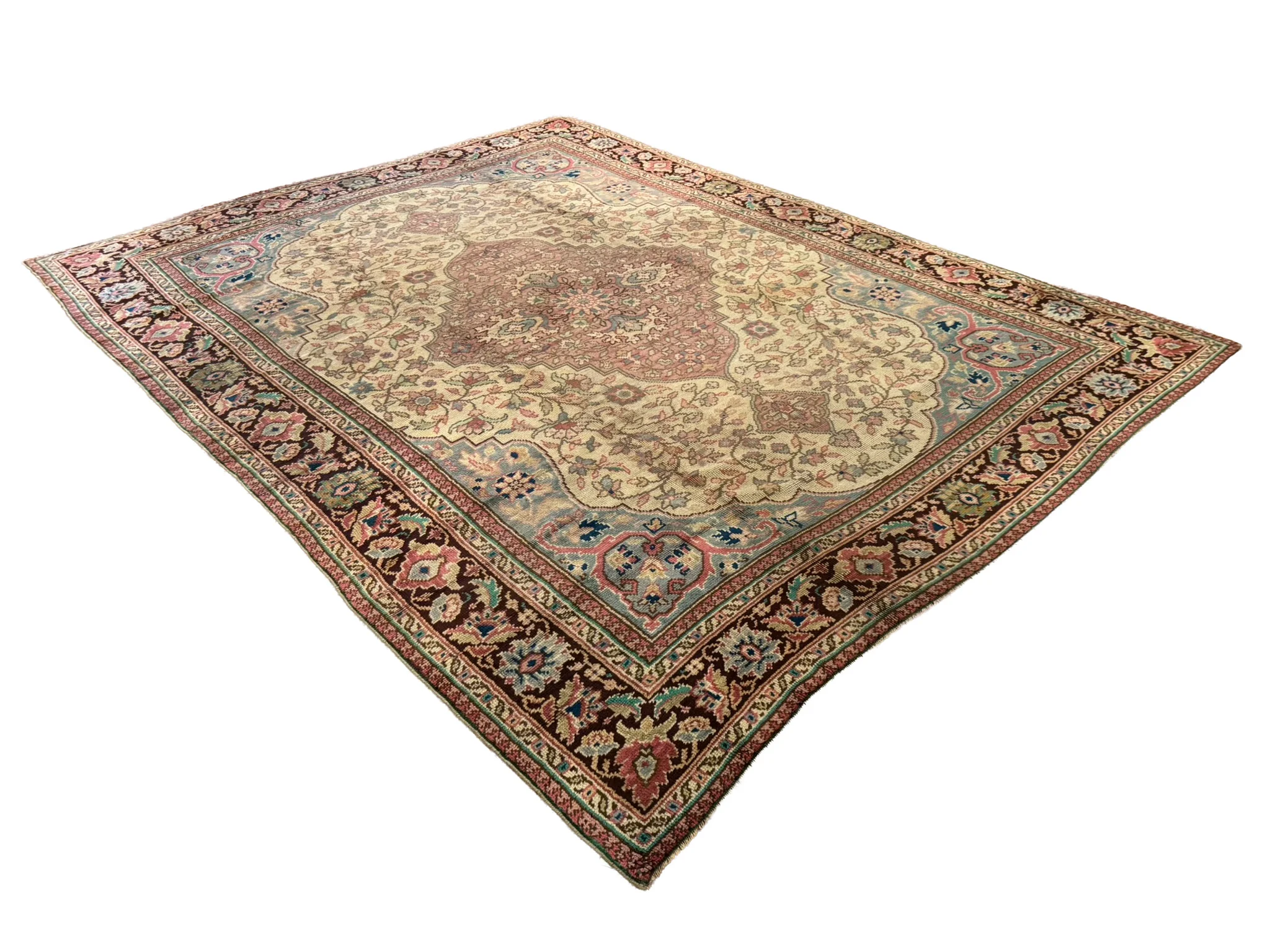 Antique Savonnerie Rug | 9'10" x 12'10" - photo 5