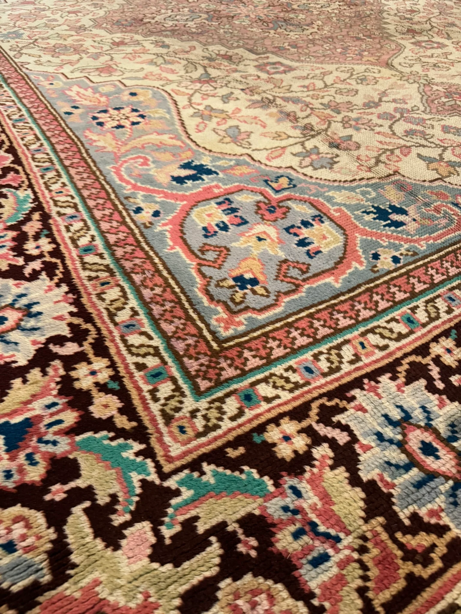 Antique Savonnerie Rug | 9'10" x 12'10" - photo 8