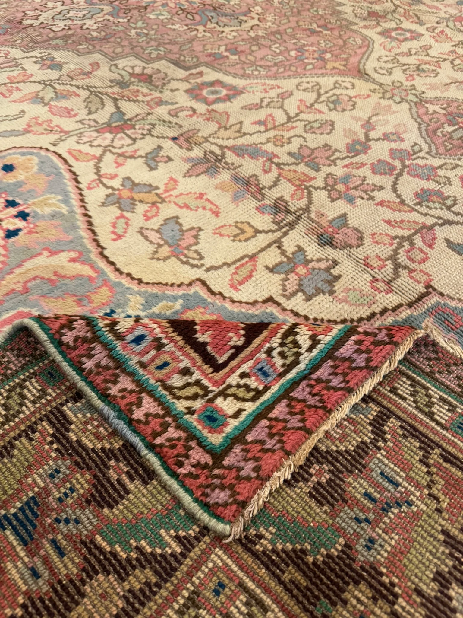 Antique Savonnerie Rug | 9'10" x 12'10" - photo 12
