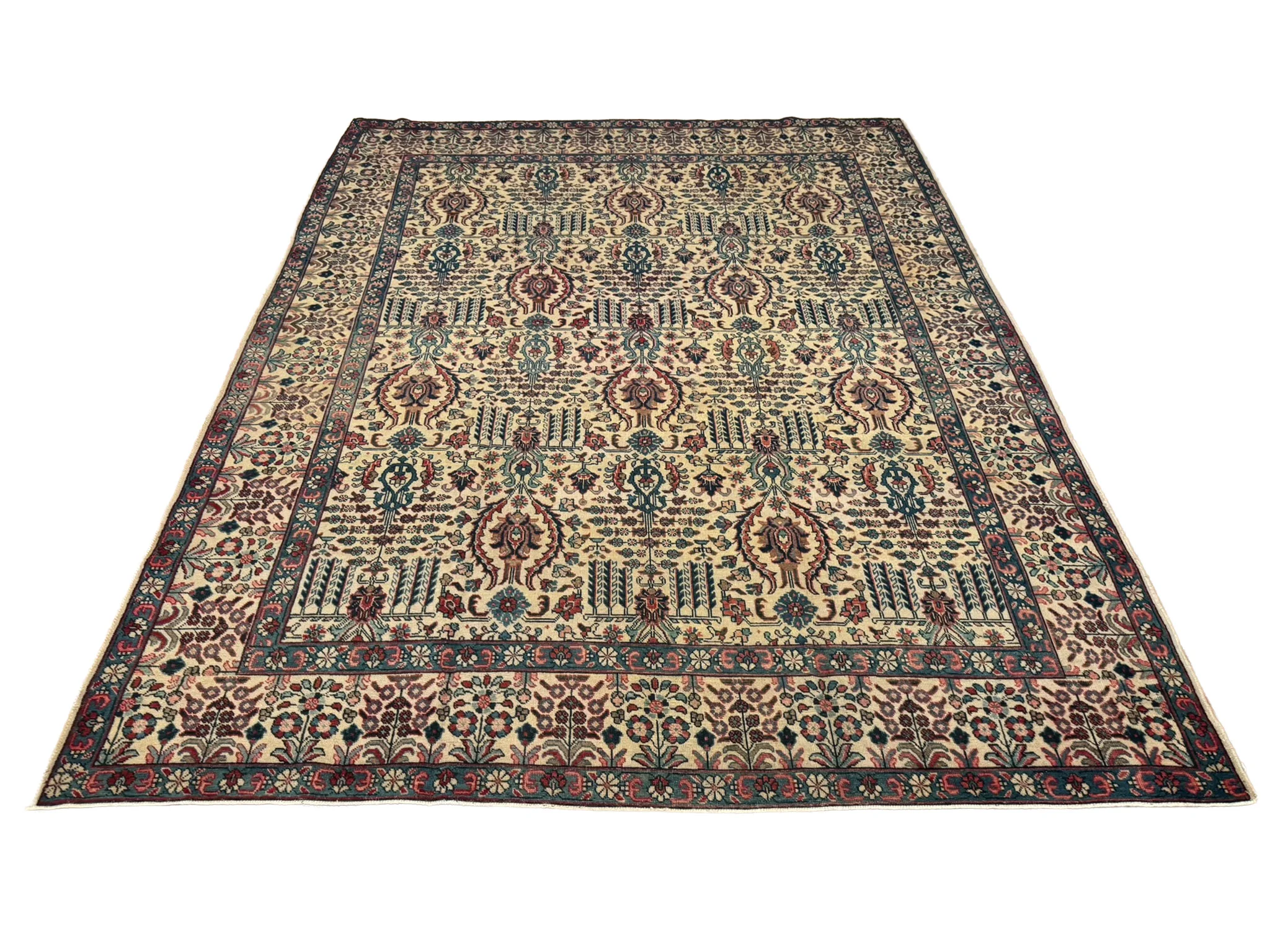 Antique Tabriz Rug | 8'3" x 10'7" - photo 3
