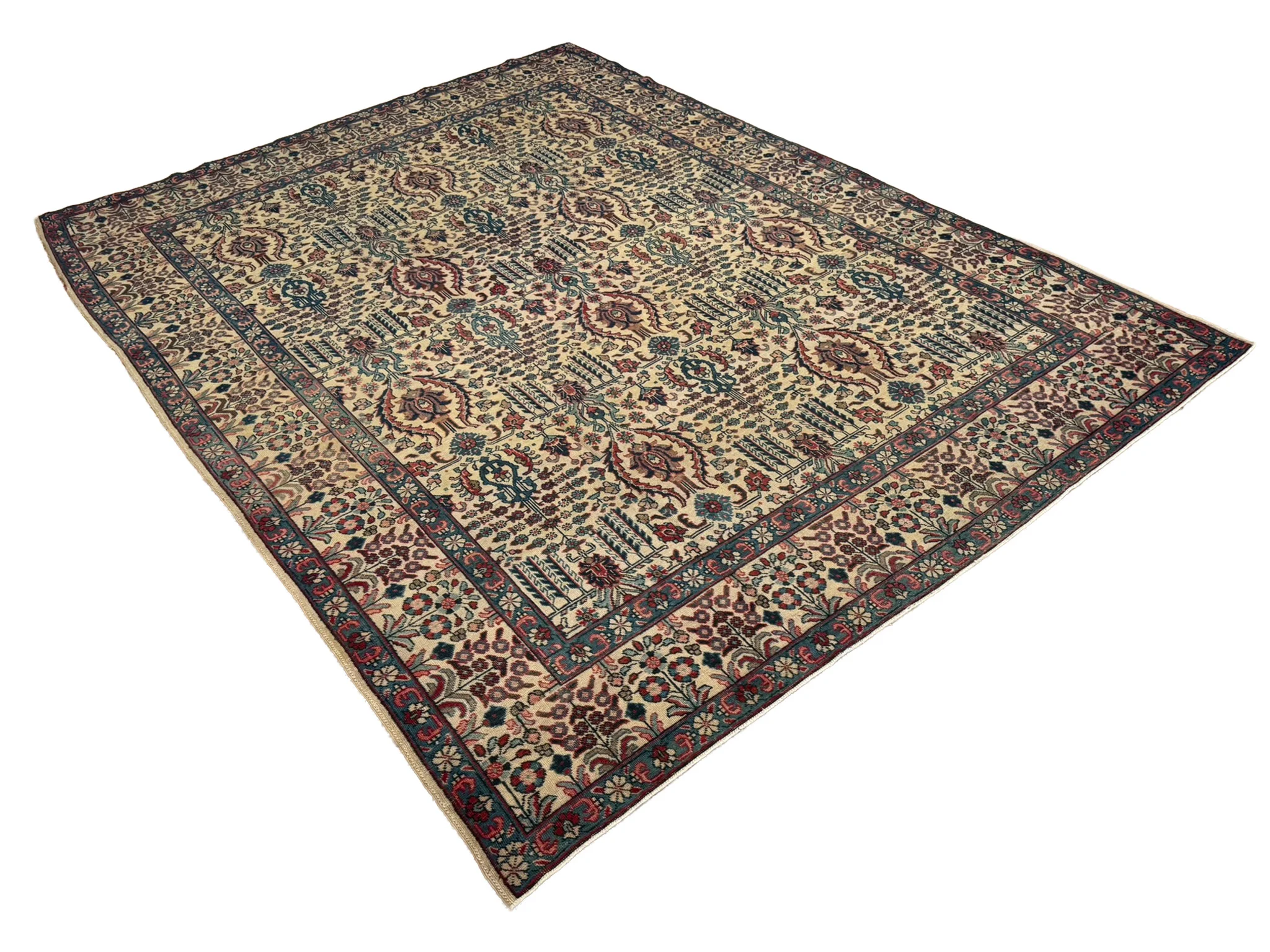 Antique Tabriz Rug | 8'3" x 10'7" - photo 4