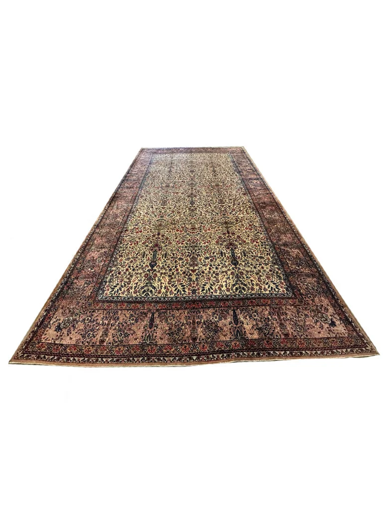 Antique Fine Lavar Kerman Rug | 10' X 17'6" - photo 3
