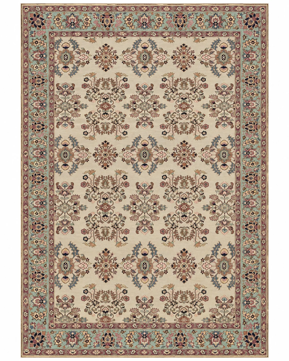 Antique Fine Agra Rug | 10' x 14'