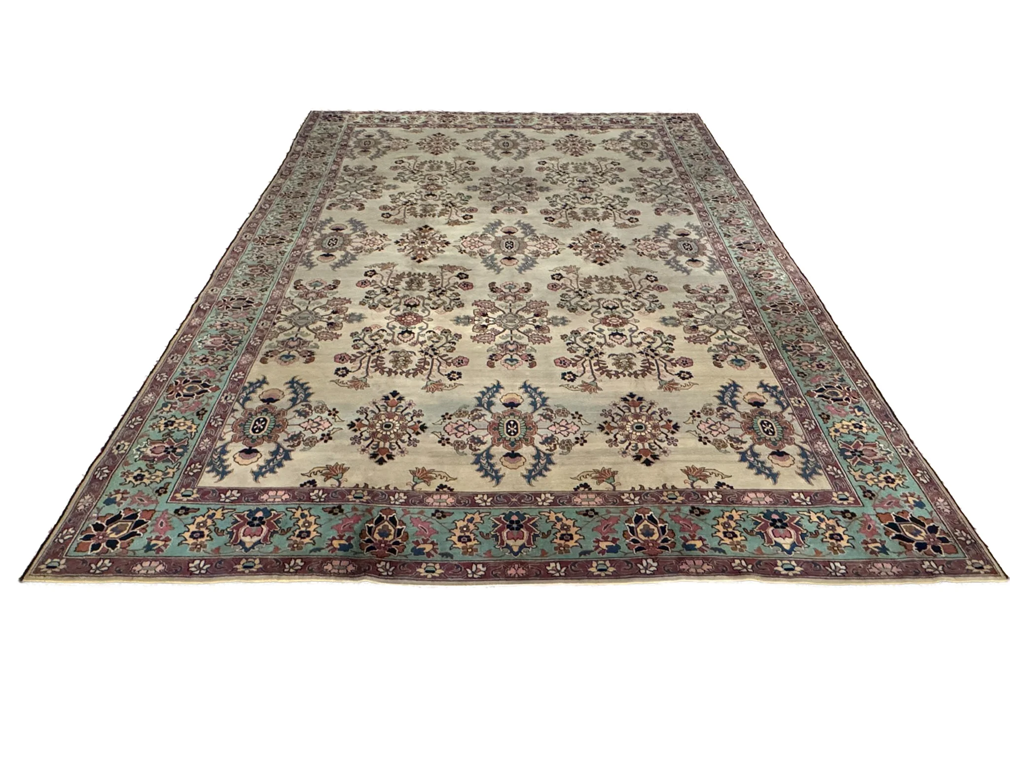 Antique Fine Agra Rug | 10' x 14' - photo 3