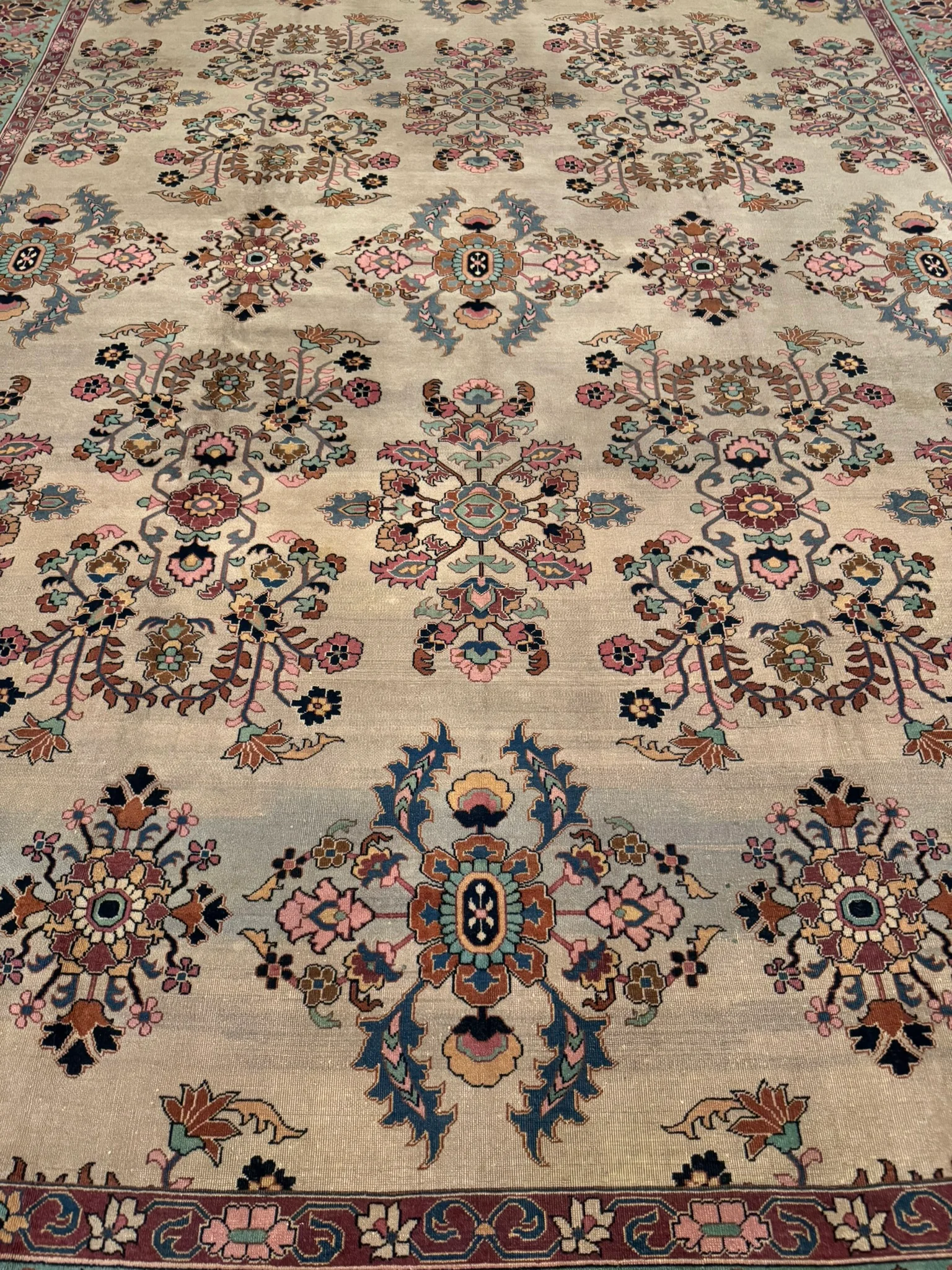 Antique Fine Agra Rug | 10' x 14' - photo 6