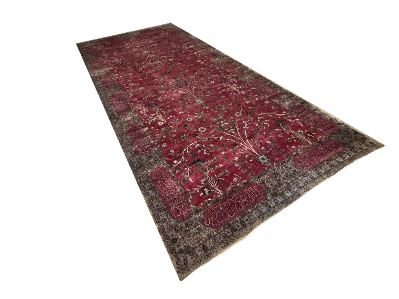 Antique Fine Amritsar Rug | 11'6" X 24'9" - photo 3