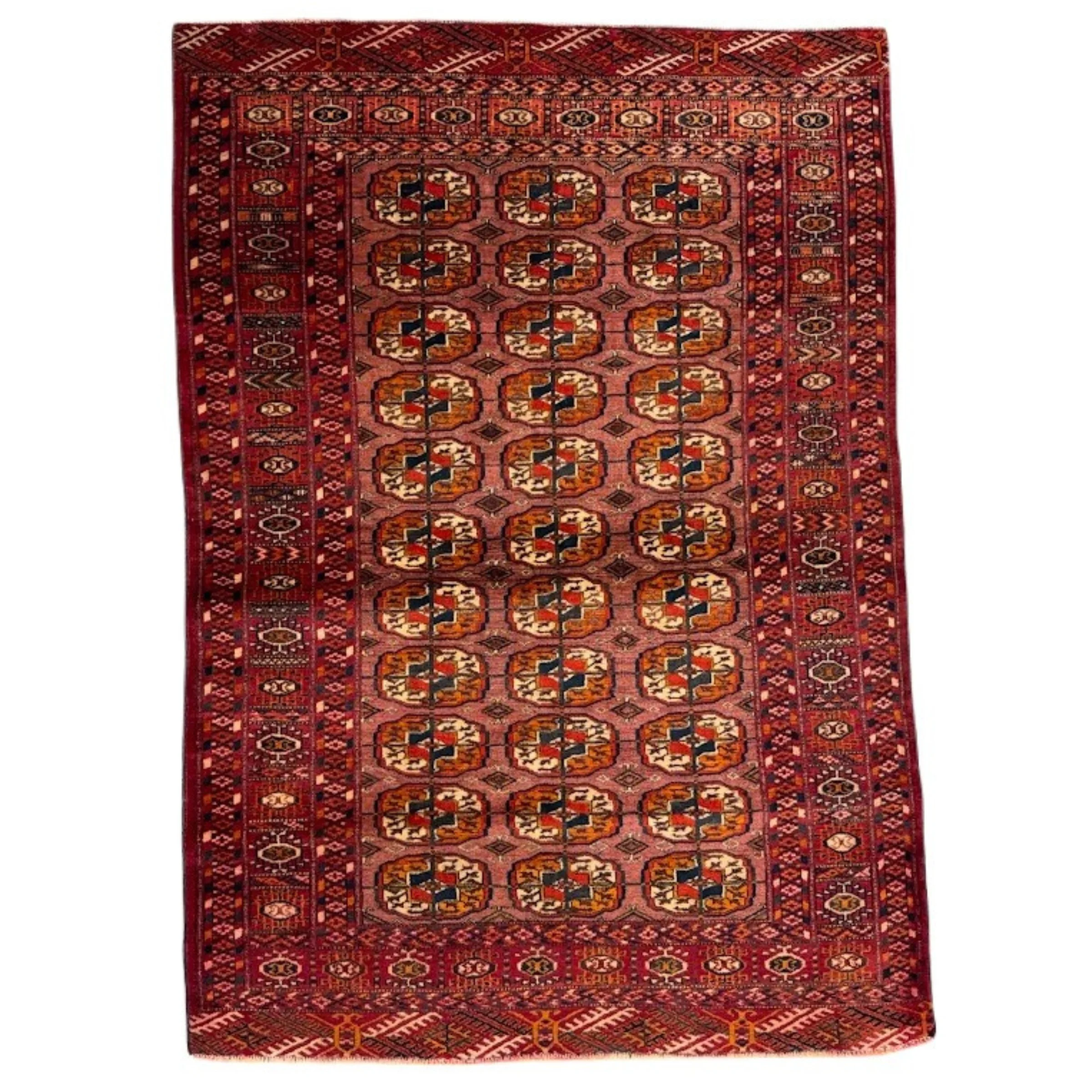 Antique Fine Bukhara Rug | 3'5 X 4'10