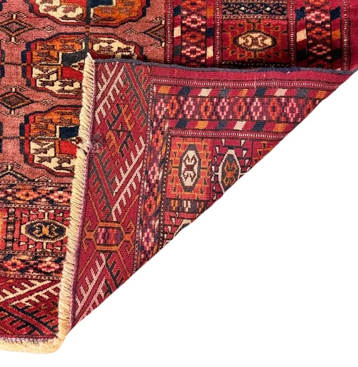 Antique Fine Bukhara Rug | 3'5 X 4'10 - photo 7