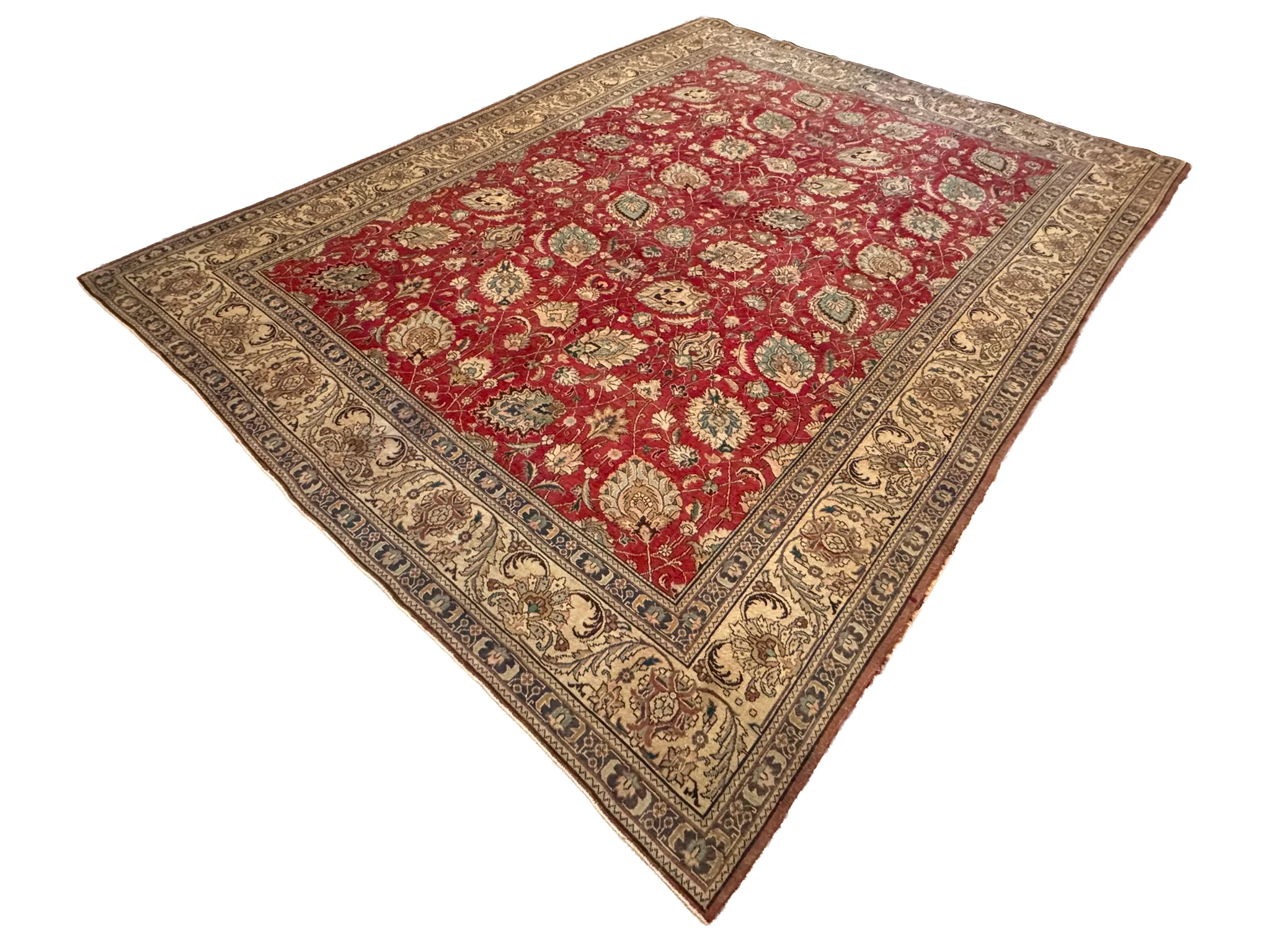 Fine Tabriz Rug | 10'11" x 14'3" - photo 4
