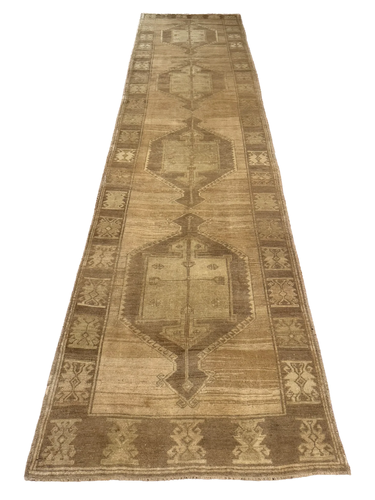 Vintage Turkish Runner | 3'6" x 13'7" - photo 2