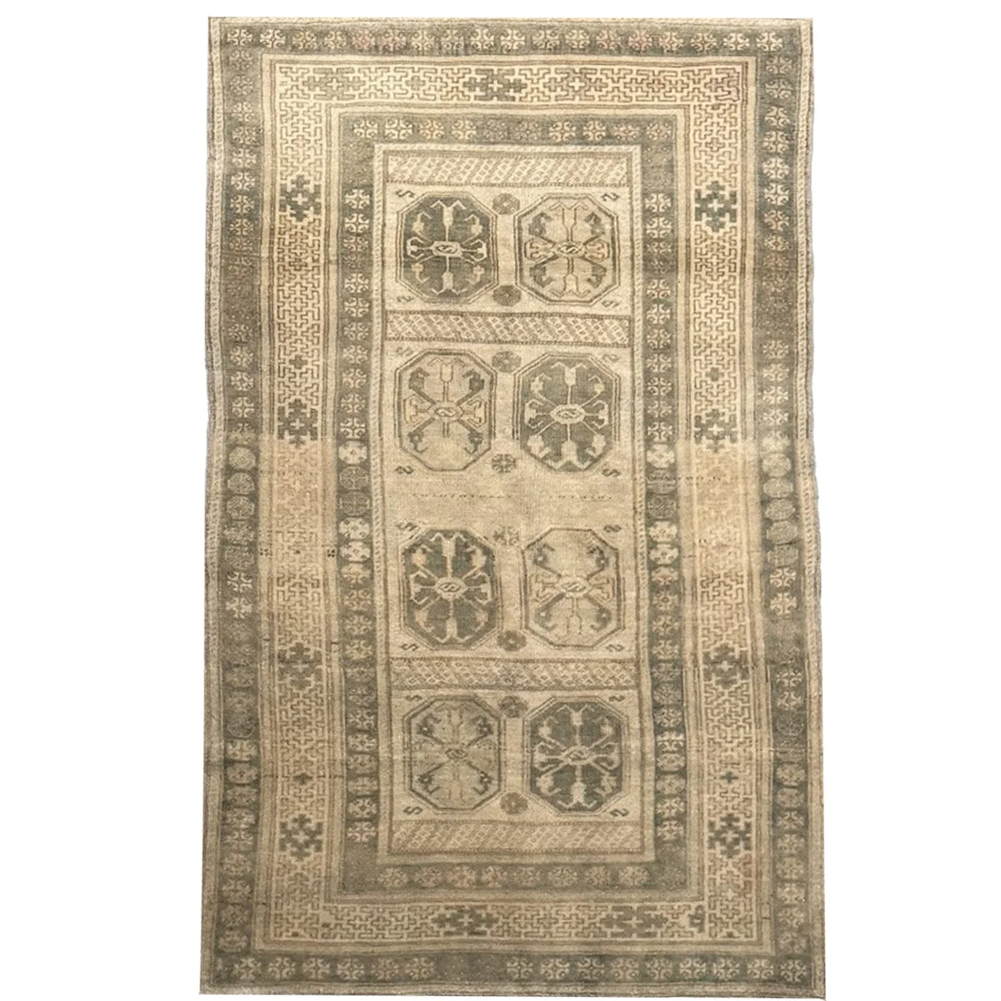 Vintage Oushak Rug | 3'11" x 6'4"