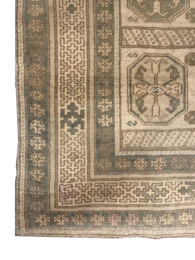 Vintage Oushak Rug | 3'11" x 6'4" - photo 4
