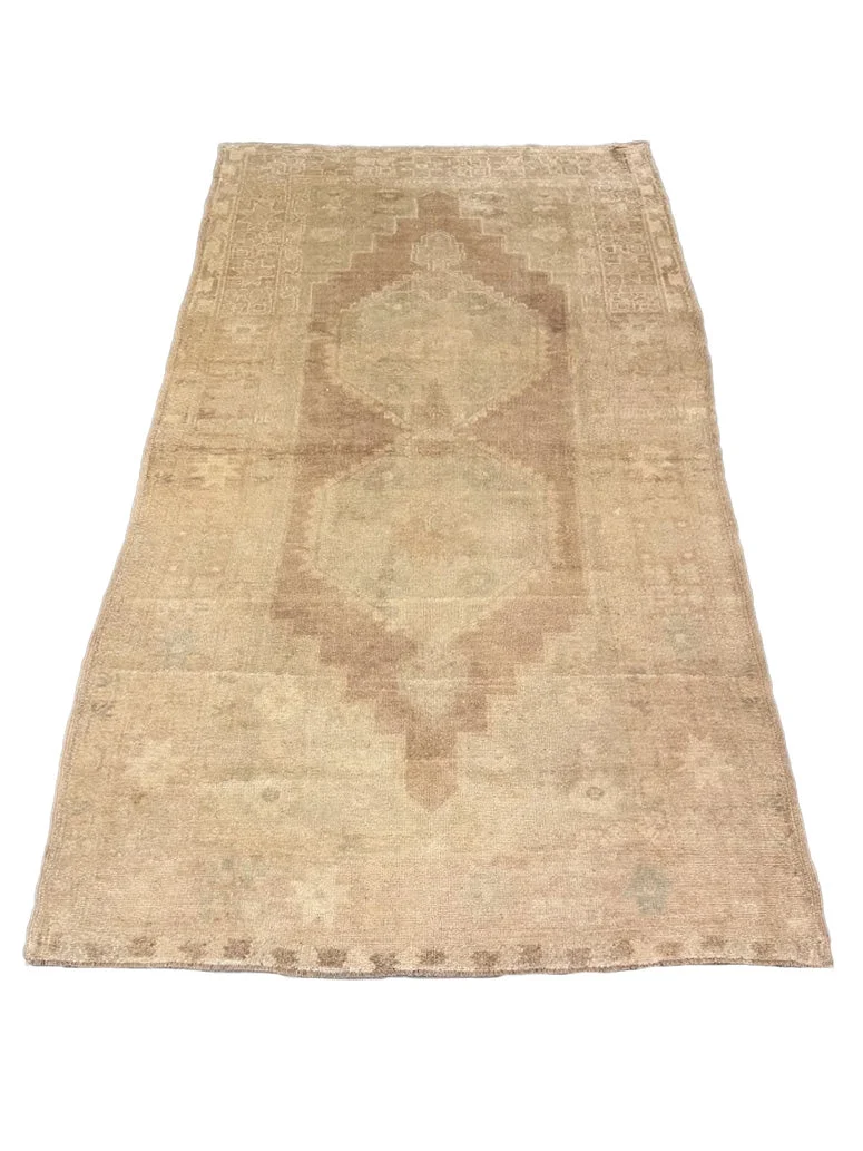 Vintage Oushak Rug | 4'2" x 7'11" - photo 2