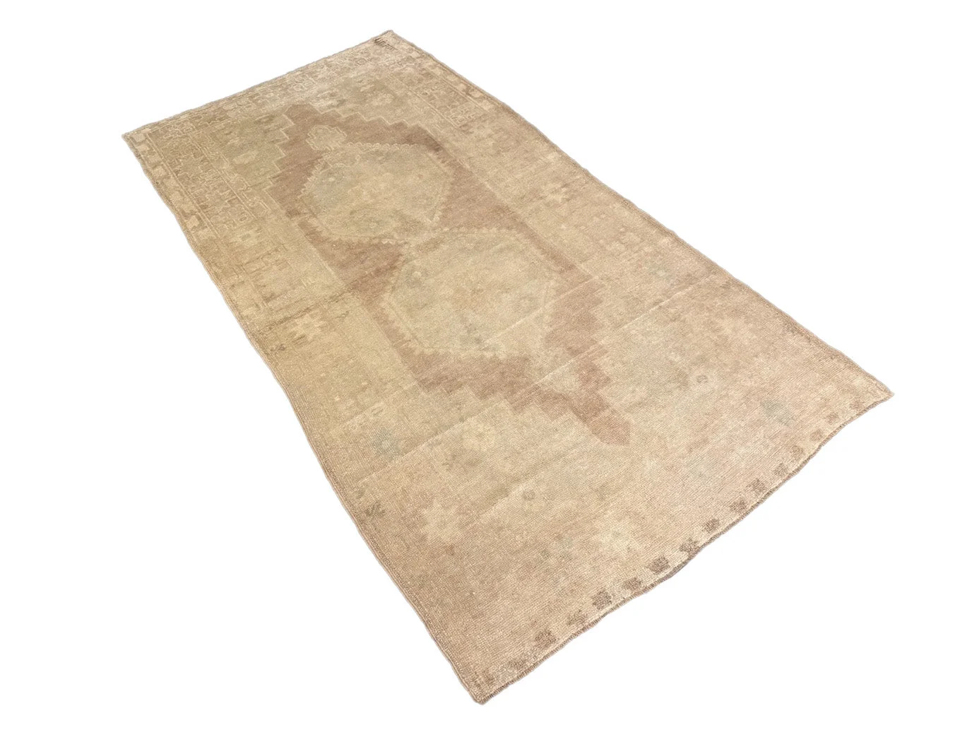 Vintage Oushak Rug | 4'2" x 7'11" - photo 3