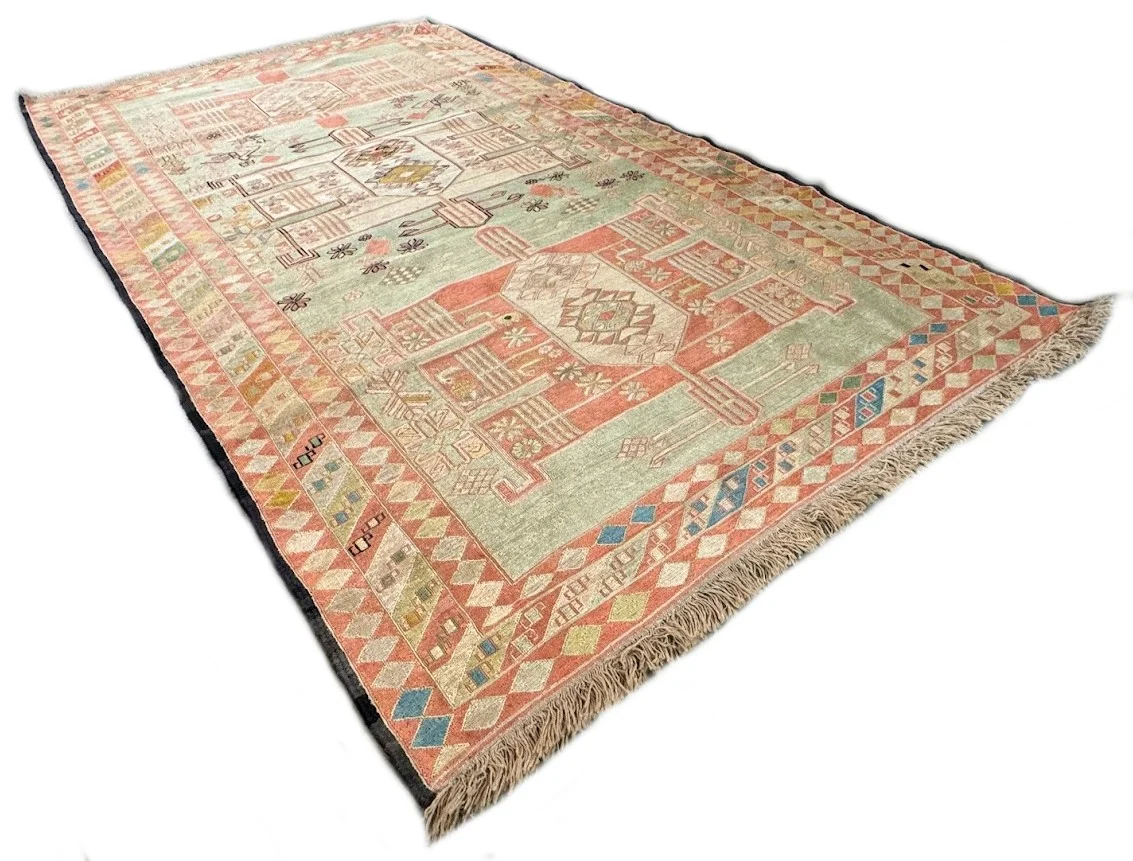 Silk Summak Flatweave | 4' X 6'9" - photo 4