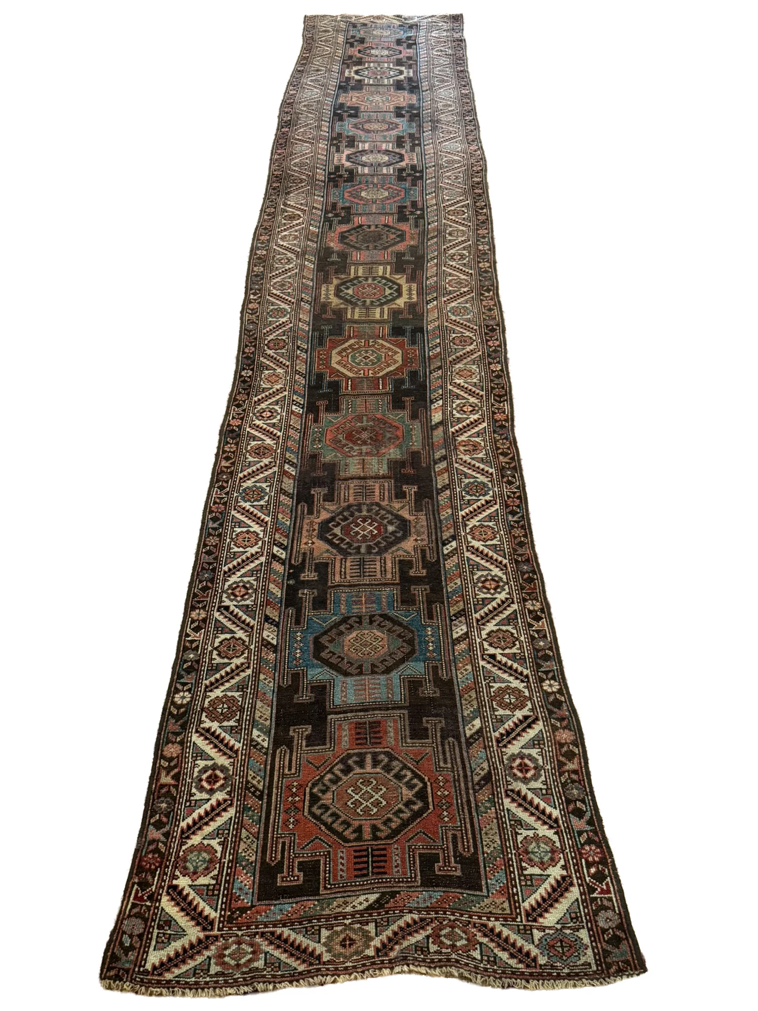 Antique Kurdish Runner | 2'11" x 15'2" - photo 2
