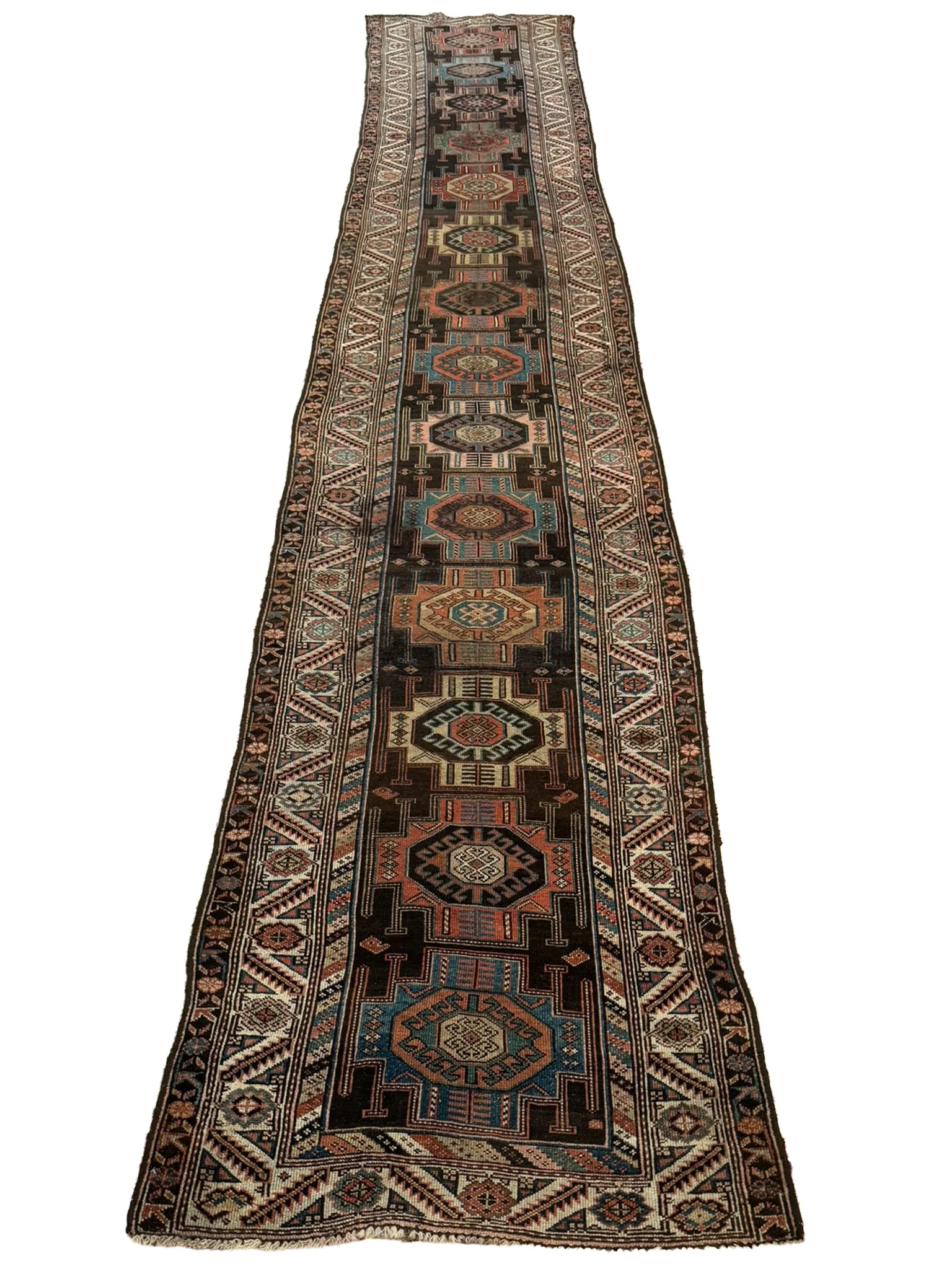Antique Kurdish Runner | 2'11" x 15'2" - photo 3