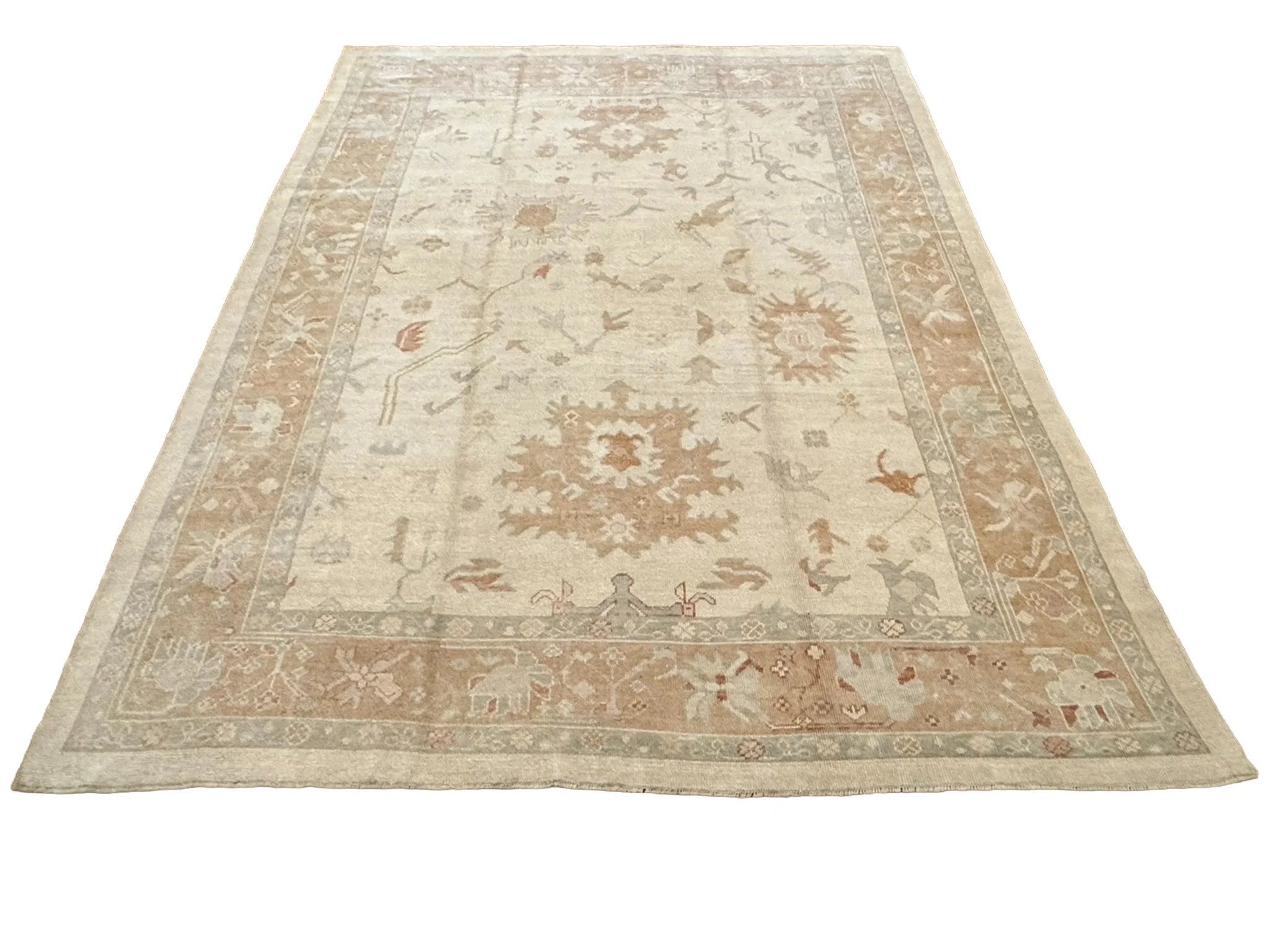 Oushak Rug | 8'10" x 11'7" - photo 3