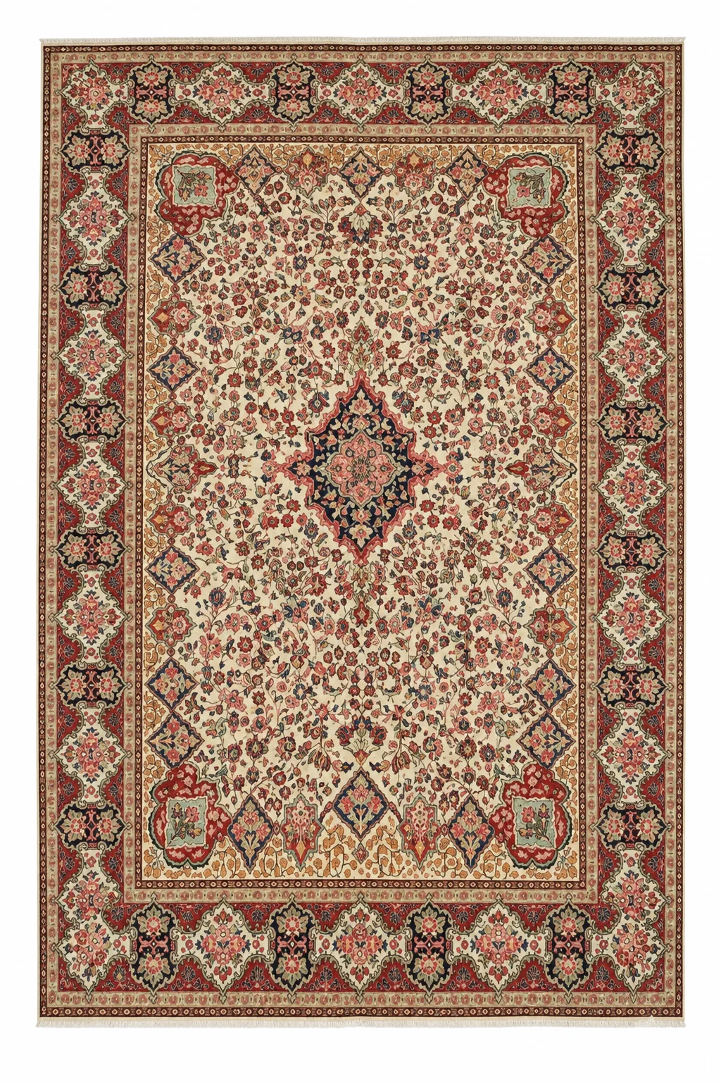 Mahal Sarouk Rug | 10'10" x 13'4"