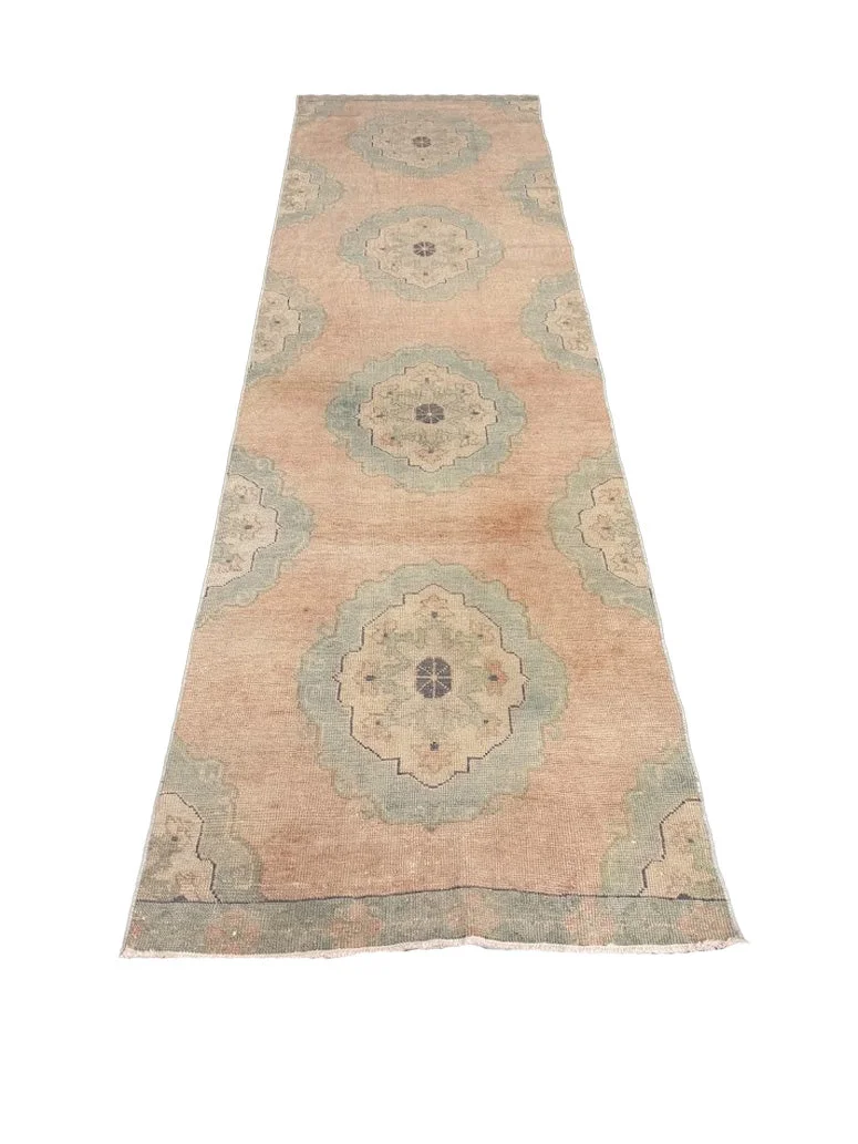 Vintage Turkish Runner | 3'1" X 11'1" - photo 2