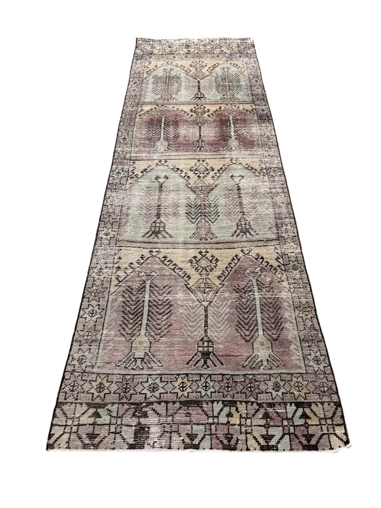 Vintage Turkish Runner | 3'2" X 11'8" - photo 2