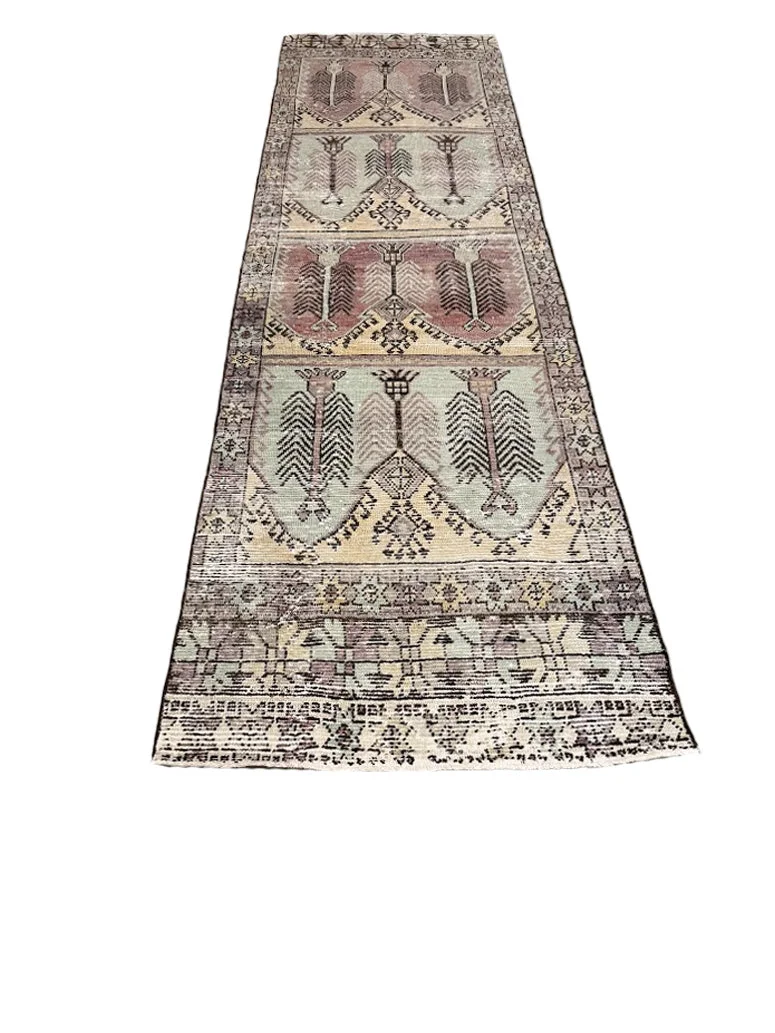 Vintage Turkish Runner | 3'2" X 11'8" - photo 3
