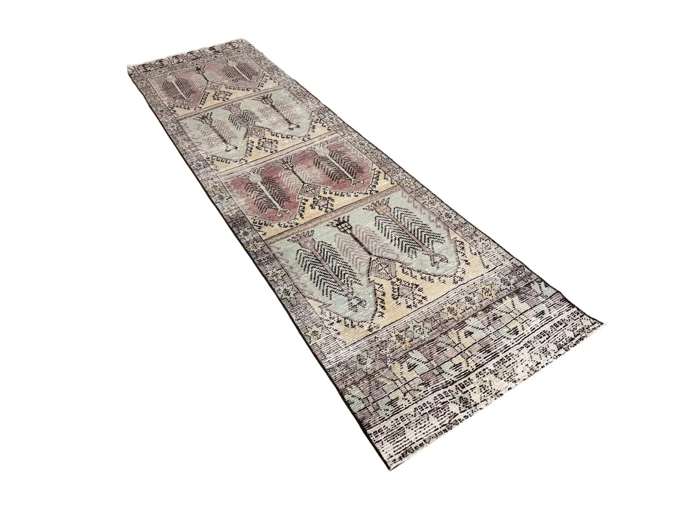 Vintage Turkish Runner | 3'2" X 11'8" - photo 5